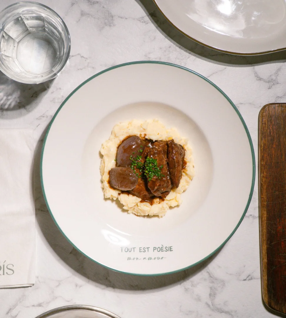 Pork cheeks in Porto